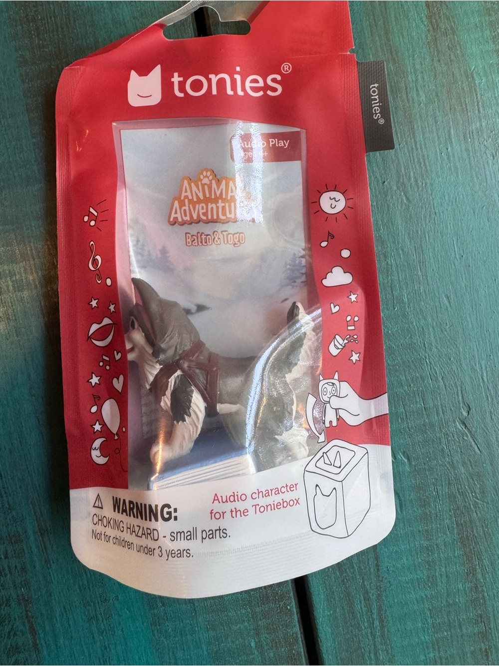 tonies Animal Adventure Balto & Togo Audio Character - Red Packaging